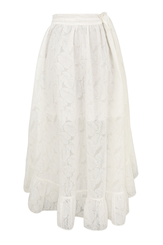 Daylight Ruffle Skirt | Ivory