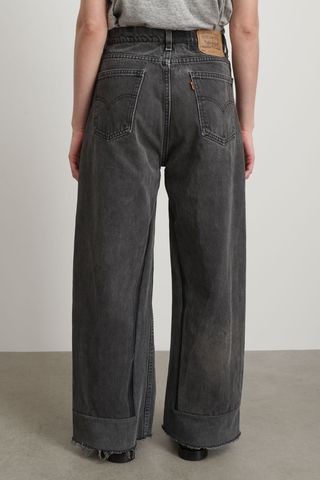 Vintage Reworked Culotte | Vintage Black