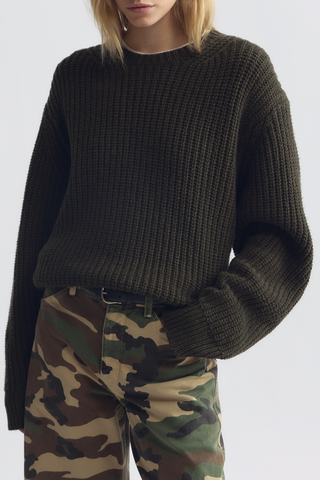 Tribeca Cotton Pant | Khaki Overdyed Camo