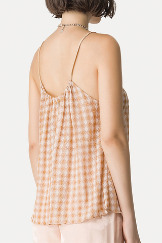 Diamond Jersey Elegant Top | Alba