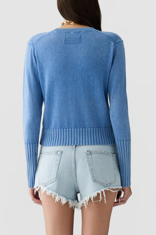 Sunwash Shrunken Crew | Delft Blue