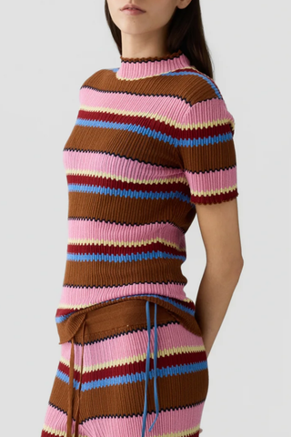 Palazzo Top | Burnt Sienna Combo