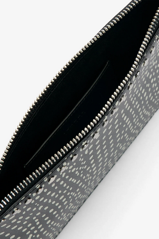Flat Pouch | Black/Ecru