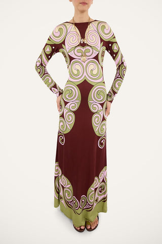 Slinky Swing Dress | Kells Swirl Placeé