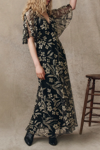 The Festal Dress | Brocade Floral