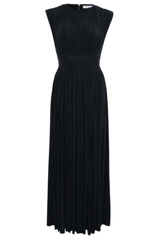 Hypnotic Column Dress | Black