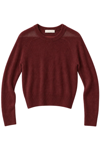 Jayne Layering Crewneck | Cabernet