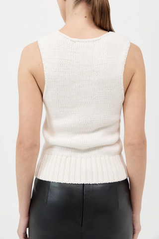 Linen Silk Blend Tank | Salt