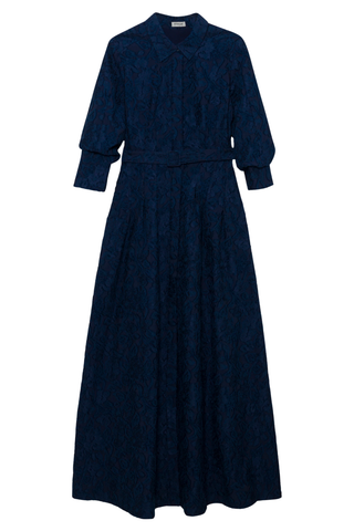 Courtney Belted Gown | Midnight