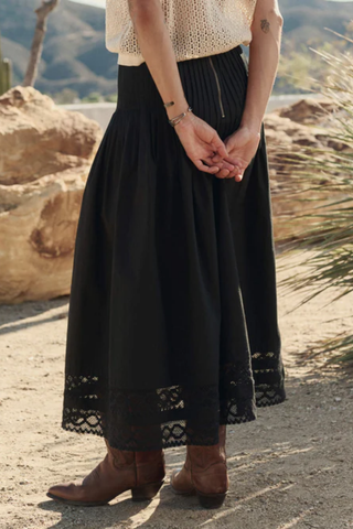 The Structured Victorian Skirt | Black