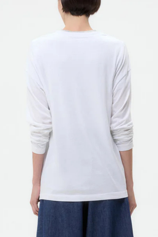 LS High V Shirt | White