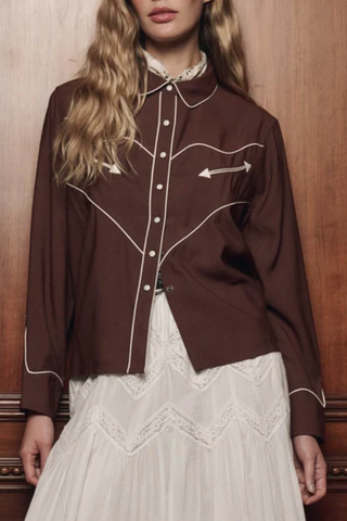 The Western Shirt | Brown
