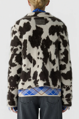 Grizzly Cowhide Jacket | Oatmeal/Burnt Cocoa