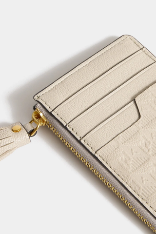 Anya Brands Zip Card Case Cornflakes | Chalk