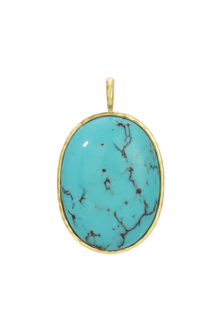 Jumbo Hidden Gem Pendant | Turquoise