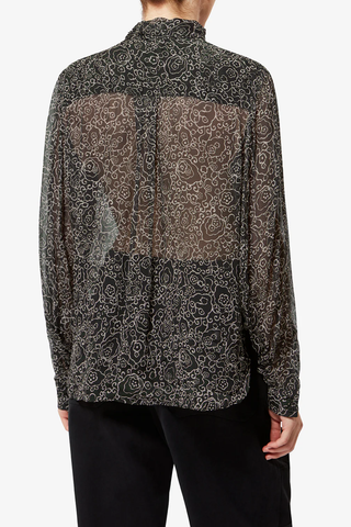 Leona Top | Black / Ecru