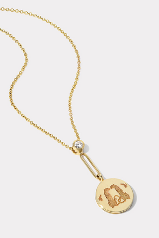 Mini Love Pendant Necklace | 18" Drop Loop Chain