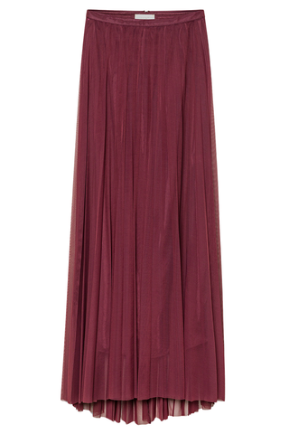 Elegant Tulle Pleated Skirt | Ruby