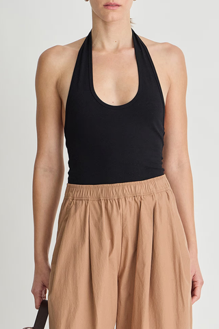 Bodi Halter Bodysuit | Black
