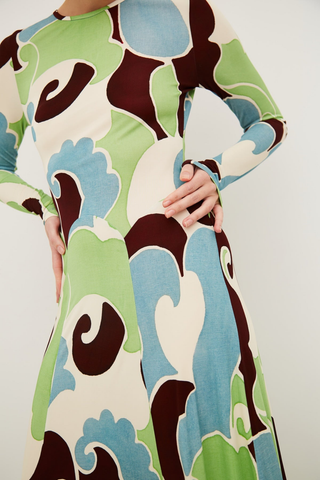 Aspen Dress | Petal Wave Mint