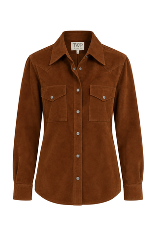 Leather Travelin Soldier Shirt | Cigar