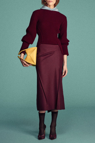 Ribbed Jumper | Acai