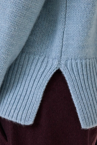 Ulla Funnel Neck Sweater | Bleu Vintage