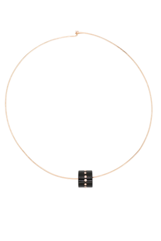 Short Bead with Diamonds | Onyx