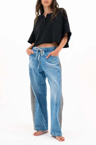 Great Jones Short Sleeve Top | Stone Black