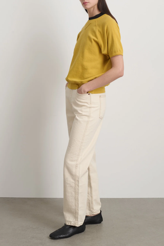 Short Sleeve Sweatshirt | Marigold Overdye