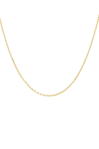 Diamond Cut Cable Chain Necklace | 18"