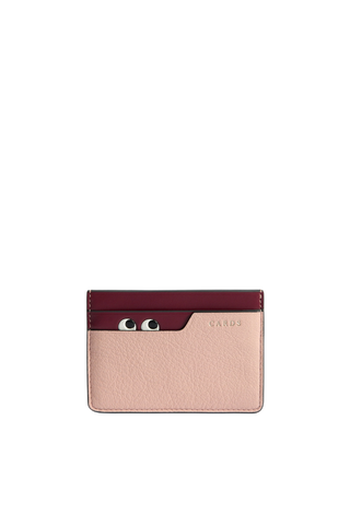 Peeping Eyes Card Case | Shell Pink