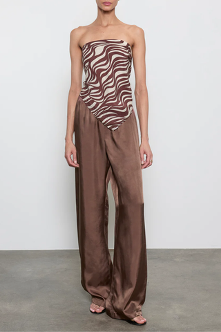 Scarf Top | Wave Print
