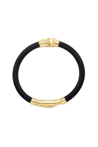 Carbon Bracelet | Pear Diamond