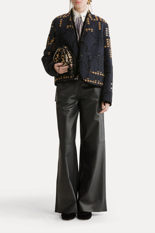 Samarcanda Jacquard Jacket | Notte