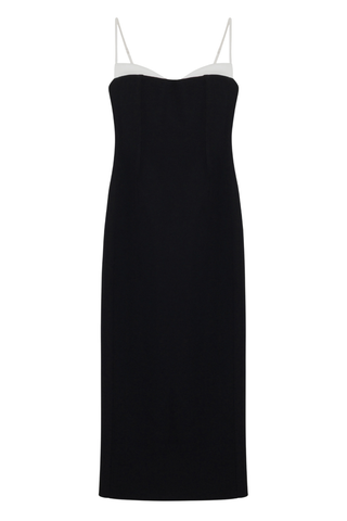 Kristen Midi Dress | Black Multi