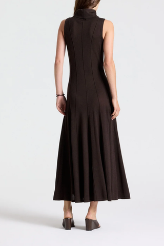 Funnel Neck Sleeveless Dress | After Dark