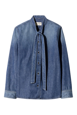 Suzette Denim Shirt | Classic Wash