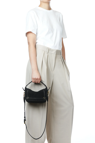 Pepito S Handbag | Noir Brass