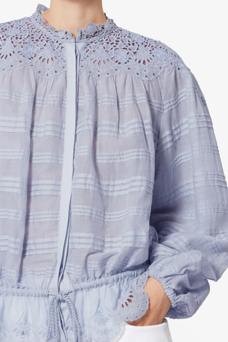 Polly Top | Light Blue