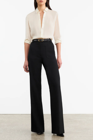 Gaia Silk Shirt | Ivory