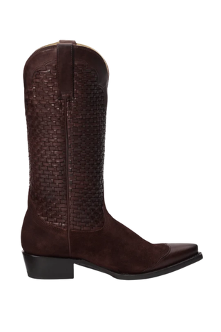 The Basket Weave Cowboy Boot | Oxblood