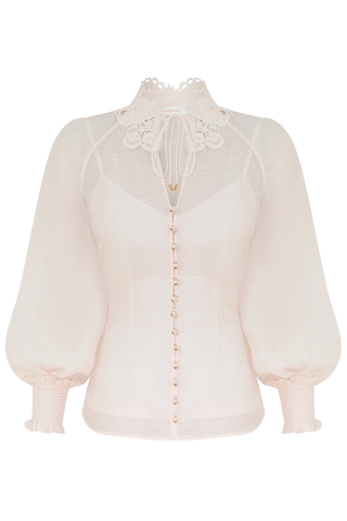 Rebellion Collared Blouse | Cream
