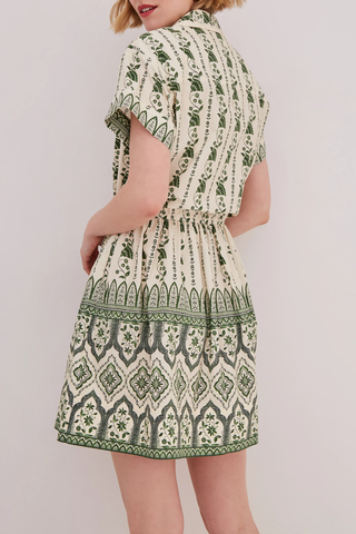 Asbury Mini Dress | Vining Flora Green