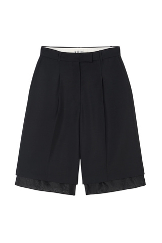 Organza Lined Shorts | Black