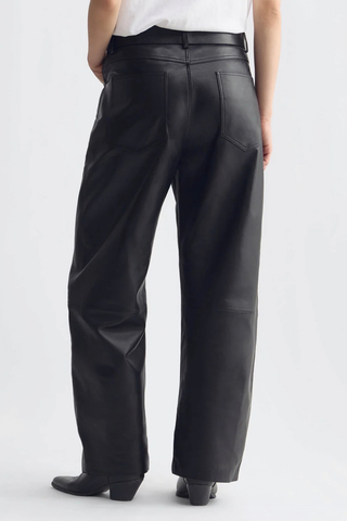 Tribeca Leather Pant | Black