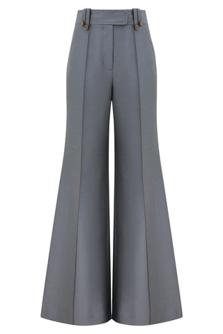 Valiant Structured Flare Pant | Airforce