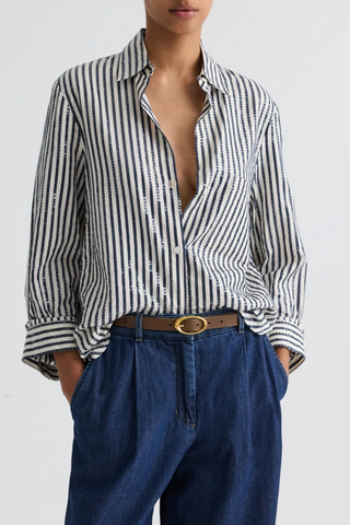 Next Morning Shirt | Indigo/White