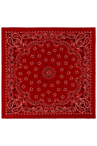 The Silk Bandana | True Red