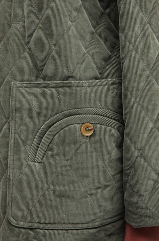Clelia Jacket | Amara Mint Matellassé